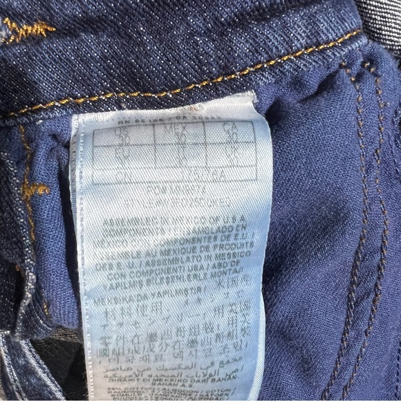 Guess Distressed Denim Straight Leg Jean Overalls - Picture 12 of 12